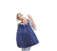 KOMBIUDA Cape Ergonomique Anti-vent Né Manteau Chaud Avec Capuche Ajustable Et Sangles Réglables Pour Portage Confortable
