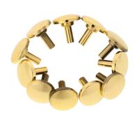 KOMBIUDA Capuchons de Remplacement pour Aiguilles de Trotteuse D'horloge Murale en Plastique Doré 7 Mm, Kit de 200 Pièces pour Réparation de Mécanisme Horloger, Accessoires Adaptés