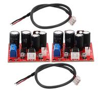 KOMBIUDA Carte de Préamplification Phono pour Platine Vinyle Stéréo, Kit DIY 2pcs, Amplification Puissante et Réalisme Analogique, Matériaux Métal et Plastique