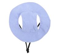 KOMBIUDA Casquette pour Chiot avec Sangle de Cou Ajustable, Chapeau de Soleil de pêcheur pour Petits Chiens et Chatons, Chapeau de Soleil de Type bob avec Ouvertures pour Les Oreilles, Couvre-Chef