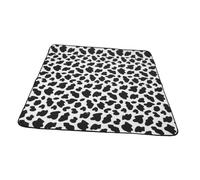 KOMBIUDA Cat Grooming Wrap Cow Print Anti-Scratch Anti-Escape Soft Cat Fixed Wrap for Nail Clipping and Medication Aid Easy Secure Swaddle for Pet Salon Care