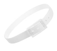 KOMBIUDA Ceinture en Silicone Réglable Unisexe Élastique et Confortable Boucle en Plastique Légère Adaptée pour Hommes et Femmes pour Tenues Décontractées et 1 Pièce