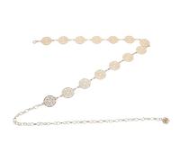 KOMBIUDA Ceinture Femme Boho Métal Doré Ajustable Ceinture Concho Creuse Style Western pour Robe Jeans Concerts