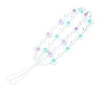 KOMBIUDA Chaîne De Téléphone En Perles Pour Femmes Et Filles 2pcs Breloques De Téléphone Mignonnes Légère Sangle De Perles Violet Et Vert
