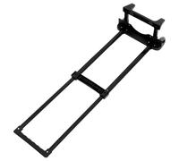 KOMBIUDA Chariot Pliable à Poignée Télescopique Aluminium Chariot de Courses Robuste avec Grandes Roues Capacité Généreuse pour Shopping Voyage et Manutention Design Compact pour Gain de