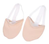 KOMBIUDA Chaussures de Danse Demi-Pointes pour Femme Peau Extensible avec Semelle Antidérapante Protection Professionnelle et Élasticité Adaptées Au Ballet Danse Rythmique