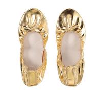 KOMBIUDA Chaussures de Danse Souples pour Femmes Ballet Slippers Légères Semelle Fendue Confortables pour Ballet Yoga et Danse Orientale