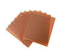 KOMBIUDA Circuit Imprimé à Souder Platine PCB 15x18 Cm Lot De 8 Pièces pour Projets Électroniques Bricolage Plaque D'essai Planche à Pain Bakélite Usage DIY