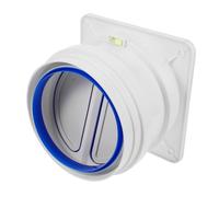 KOMBIUDA Clapet Anti-retour Abs Ouverture Automatique par Surpression Empêche le Reflux et L’entrée D’air Froid Ventilation pour Hotte Cuisine