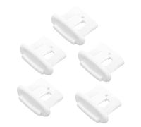 KOMBIUDA Clip Coulissant De Butée Pour Panier De Lave-vaisselle, Accessoire De Rechange 5 Pièces, Compatible, Pièce Détachée Robuste Pour Électroménager, Installation Rapide