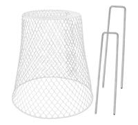 KOMBIUDA Cloche de Protection Protège Efficacement Légumes et Fleurs pour Plantes en Fer Blanc avec Piquets en U Couverture Robuste pour Jardin pour Pot de Fleurs