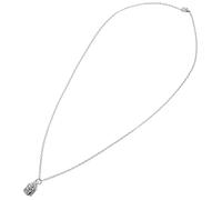 KOMBIUDA Collier Pendentif Bouddha Vintage pour Homme Bijoux Symbole de Paix et Harmonie Chaîne Unisexe Élégante pour Tenue Quotidienne et Occasions Spéciales