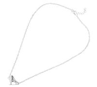 KOMBIUDA Collier Pendentif Patin à Glace 3D en Alliage Résistant Chaîne de Collier Décorative Accessoire Sport Polyvalent pour Patinage Artistique et Usage Quotidien