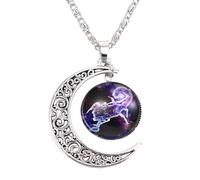 KOMBIUDA Collier pour Fille Scorpion en Métal Léger Pendentif Signe Astrologique Bijou de Cou pour Usage Quotidien et Présent