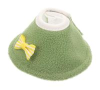 KOMBIUDA Collier Protecteur pour Oiseaux et Perroquets Anti-picage et Anti-Morsure Respirant et Léger Favorise la Post-chirurgicale S Profond Vert