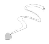 KOMBIUDA Collier Urne Crémation Cendres Animaux Acier Inoxydable Coeur Pendentif Médaillon Souvenir pour Chiens Chats Garder Mémoire Proche du Coeur