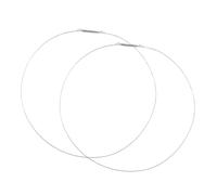 KOMBIUDA Colliers de Serrage 34 Cm Argenté Lot de 2 en Acier Inoxydable Évitant les Fuites D'eau pour Joint D'étanchéité de Porte de Machine à Laver Compatible Lave-linges Frontaux