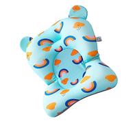 KOMBIUDA Coussin de Bain Bébé Antidérapant, Séchage Rapide, Tissu Léger et Respirant, Berceau Suspendu Bain, Bleu