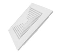 KOMBIUDA Couvercle de Ventilation Carré avec Ressort pour Salle de Bain Aération Plafond Facile à Installer Diffuseur Air pour Conduit Extraction Remplacement