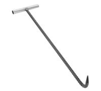 KOMBIUDA Crochet de Levage Robuste Acier à Filetage Épais pour Couvercles de Regard Outil Antidérapant pour et Déplacer Facilement les Plaques Égout