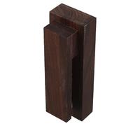 KOMBIUDA Crochet Mural Bois Adhésif sans Perçage Support Mural Solide pour Manteaux Chapeaux et Sacs Finition Bois Naturel pour Chambre Entrée et Salon Design Rustique et Gain de Place