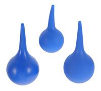 KOMBIUDA de lavage auriculaire, retrait de cérumen en caoutchouc pour les oreilles, bleu, set de trois, capacité 75ml, loosening and flushing out ear wax, pour la salle de bain, enfants et