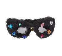 KOMBIUDA de Soleil Femme Vintage Bling avec Oreilles de Chat Peluche Confortables et Originales pour Fêtes Plage Cosplay Accessoires et Amusants