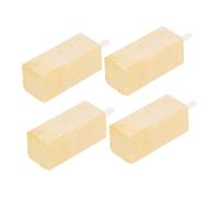 KOMBIUDA Diffuseur à Bulles Pompe à Air en Bois Naturel 4 Pièces pour Aquarium Accessoire Indispensable Améliorant l'environnement pour Élevage Aquatique