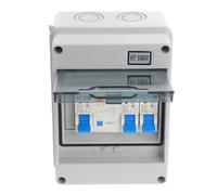 KOMBIUDA Disjoncteur Différentiel 5 Voies Ip54 Modulaire Protection les Fuites Électriques Installation Rail Din Étanche et Ignifugé pour Usage Domestique et Professionnel