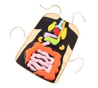 KOMBIUDA Éducatif pour Garçon Fille Tablier Organes Humains Jeu Cognitif Montessori Apprentissage Anatomie Corps Humain