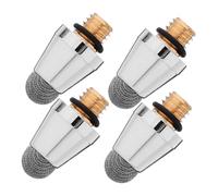 KOMBIUDA Embouts de Stylet pour Écran Tactile 5 Mm M5 à Filetage Externe, Kit 4 Pièces en Fibre Argentée Résistante, Précision pour Dessin et Conception sur Tablettes Tactiles, Compatible