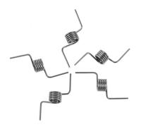 KOMBIUDA Ensemble de 5 Ressorts de Torsion en Métal Argenté pour Porte de Réfrigérateur et Congélateur, Installation Facile et Fermeture Sécurisée, pour Volet Central