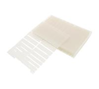 KOMBIUDA Entretoises de Taille de Bague Invisibles en Silicone Transparent 20 Pièces 12X82 CM Ajusteur Discret pour Bagues Larges et Lâches Protection Anti-Frottement Peau Accessoire