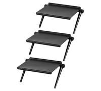 KOMBIUDA Étagère Supérieure pour Écran TV 3 Pièces Support en Plastique Robuste 164X113 CM Organisateur Multifonction pour Routeur WiFi et Meuble de Rangement Pratique pour Salon