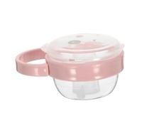 KOMBIUDA Étui à Tétine Portable Pour Bébé, Porte-tétine Compact Et Léger, Plastique Solide, Usage Voyage Et Extérieur, Boîte à Homéopathie Rose Panda,