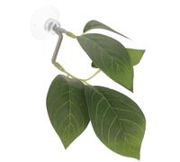 KOMBIUDA Feuille de Ponte Artificielle pour Poissons Betta Ventouse, Décoration D’Aquarium Plastique Léger, Lieu de Repos et Reproduction pour Aquarium Eau Douce, Habitat Naturel Betta