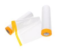 KOMBIUDA Film Isolant Fenêtres Hiver Transparent Pe 1,5x20m avec Autocollant de Positionnement, Kit Isolation Thermique Anti-froid pour Grandes Fenêtres, Protection Vent et Pluie,