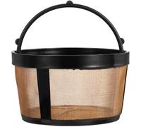 KOMBIUDA Filtre à Café Permanent Maille Inoxydable Réutilisable Panier Cylindrique Compatible pour Machine à Café Outil Filtrant pour Bureau et Usage Quotidien