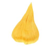 KOMBIUDA Flamme Costume Performe Déguisement Perruque Jaune Cosplay Festival Troll Carnaval Halloween