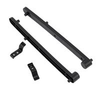 KOMBIUDA Glissière de Porte Cachée pour Meuble Rail Plastique et Coulissement Silencieux et Doux Installation Facile pour Armoires et Bibliothèques Support Robuste et Pratique