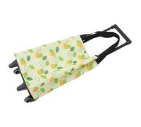 KOMBIUDA Grand Paquet Cabas à Roulettes Pliable en Tissu Oxford avec Poignées Solides, pour Courses en Extérieur et Transport de Fruits ou Livres