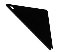 KOMBIUDA Grattoir Triangulaire en Acrylique pour Snowboard Outil de Fartage Noir Accessoire D’Ajustement Réparation Équipement Outdoor pour Sports D’Hiver Kit D’Outils pour Snowboard