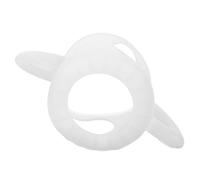 KOMBIUDA Housse de biberon en silicone anti-chute pour biberon de lait en verre de 160 ml poignées translucides pour une alimentation en toute sécurité