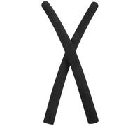 KOMBIUDA Housse De Poussette Manchon De Poignée En Mousse Noire Pour Bébé, Protection Antidérapante Et Confortable, Matériau Éponge Dense, Compatible Poussettes Et Landaus, Lot De 2 Pièces