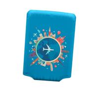 KOMBIUDA Housse de Valise Élastique Protection Bagage Anti-Rayures Lavable avec Ouverture Elliptique pour Voyageur
