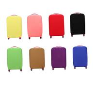 KOMBIUDA Housse de Valise Élastique Rose pour Bagages Protection Rayures et Poussière Couverture Extensible pour Valise Trolley Accessibilité Facile Aux Poignées