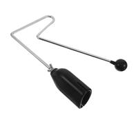 KOMBIUDA Instrument de Percussion à Main Noir Effet Superposé et Son Clair Persistant, Accessoire pour Fêtes et Kits de Percussion Latino-américaine