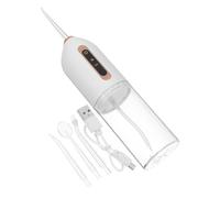 KOMBIUDA Irrigateur Buccal Portable Rechargeable sans Mini Hydropulseur Étanche avec Pression Réglable Nettoyeur pour Soin des Gencives et Nettoyage des Dents à Domicile et Voyage