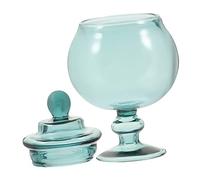 KOMBIUDA Jars Ornament Tiny Mini For House Decorative Glass Decor Miniature Candy Scale Model Jar