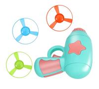 KOMBIUDA Jeu Interactif pour Chat Plein Air Disque Volant et Toupie Lanceur Dentraînement Ludique pour Garçon Fille et Animaux Set de Couleurs Aléatoires Couleur Aléatoire